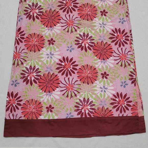 Rare Vintage 90s Delia's Retro Daisy Print Tie-Waist Low Waisted Midi Skirt M - Picture 5 of 11